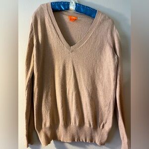 J.Crew Tan V-Neck Sweater